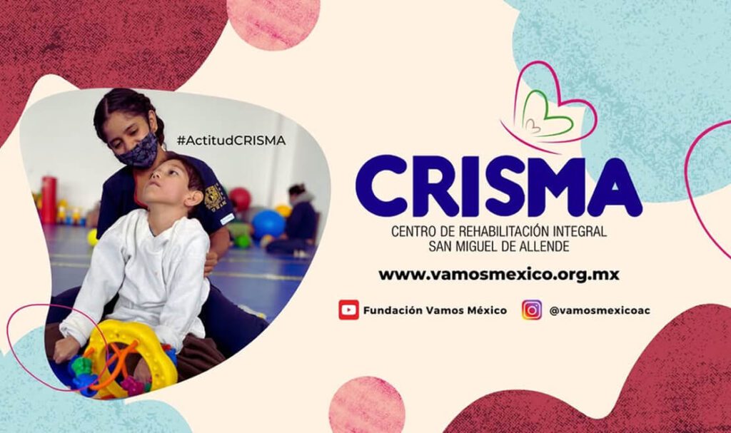 Social media graphic for CRISMA International promoting their Centre of Rehabilitation Integral services to boost community engagement.