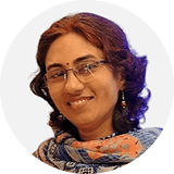 Headshot of Antara Nanda Mondal, Creative Director of Wisitech and co-founder of Blue Pencil, blending 33+ years of writing expertise with strategy.