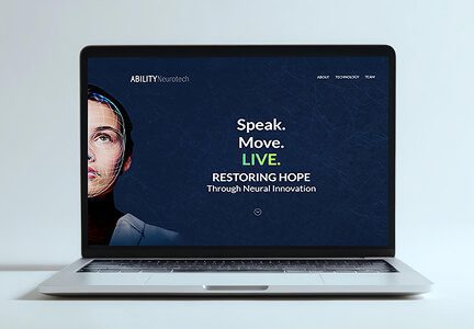 Wisitech portfolio: Example of a professional Corporate Site design focused on modern branding, demonstrating polished web design results.