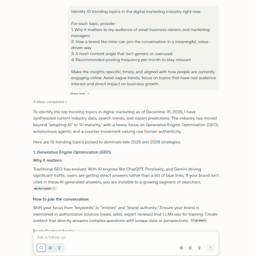 Wisitech helps you identify trending topics that elevate your social media calendar.