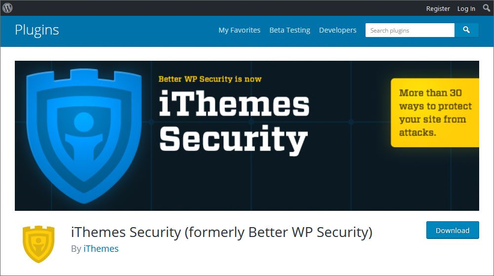 iThemes Security WordPress Plugin