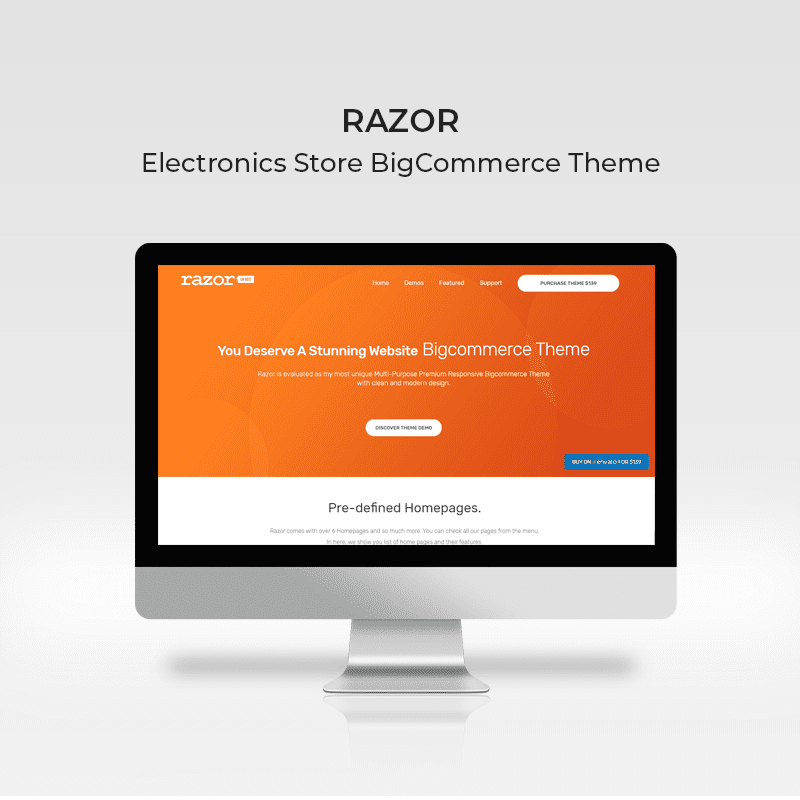Razor - Electronics Store BigCommerce Theme
