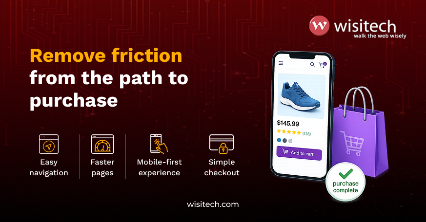 Ecommerce UX strategy for improving product discovery, mobile usability, website speed, and conversions