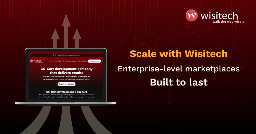 Scale your business faster with ROI-focused CS-Cart development services by Wisitech.