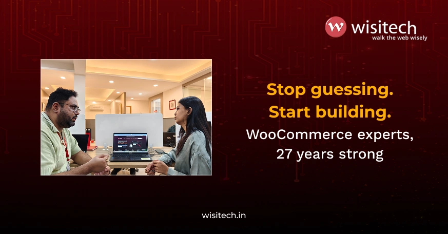 From setup to scale, Wisitech's custom WooCommerce development services are built to perform where other platforms fall short.