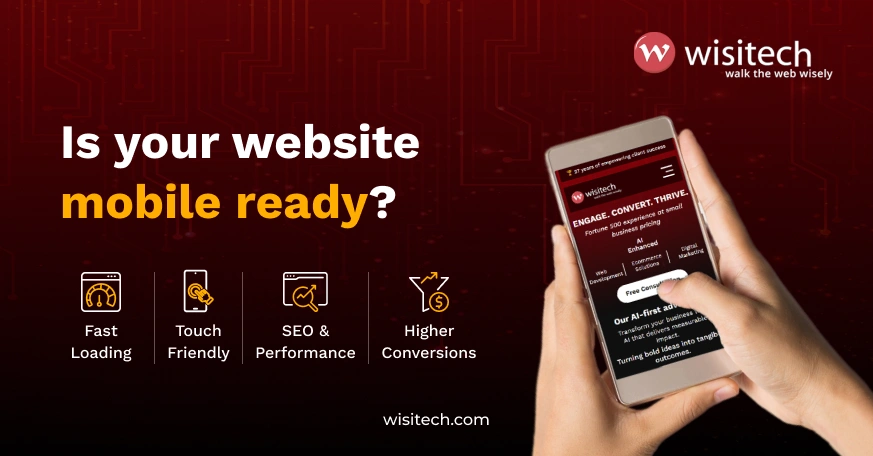 Responsive web design services creating a mobile-friendly website optimized for speed, usability, and conversions across all devices