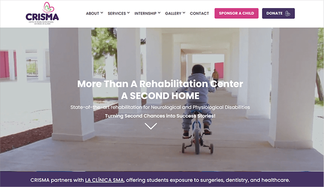 CRISMA digital marketing case study by Wisitech showcasing SEO, content strategy, social media, and lead generation for healthcare and medical shadowing programs