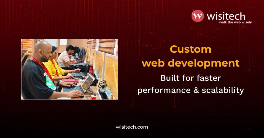 Custom web development services focused on website speed optimization and scalable performance architecture