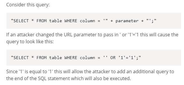 how to test sql injection manually