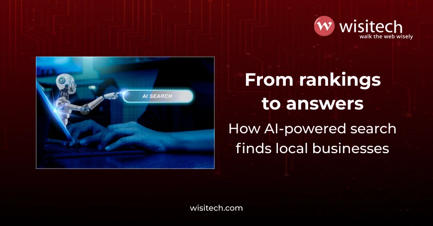 Built for how search works now, SEO for AI-powered search by Wisitech.