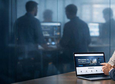 White label web development services showing agency team collaboration and development partnership