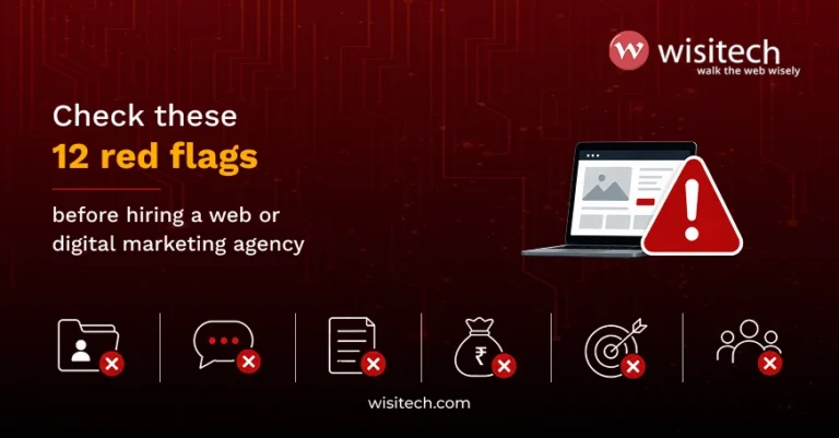 Red flags when hiring a web development or digital marketing agency checklist 2026