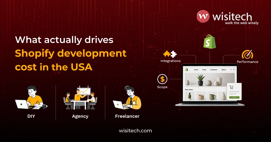 Shopify development cost in the USA compared across agency, freelancer, and DIY store builds