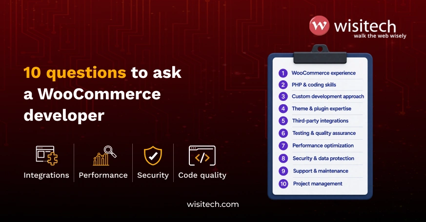 Questions for evaluating a PHP and WooCommerce developer before hiring for an ecommerce project
