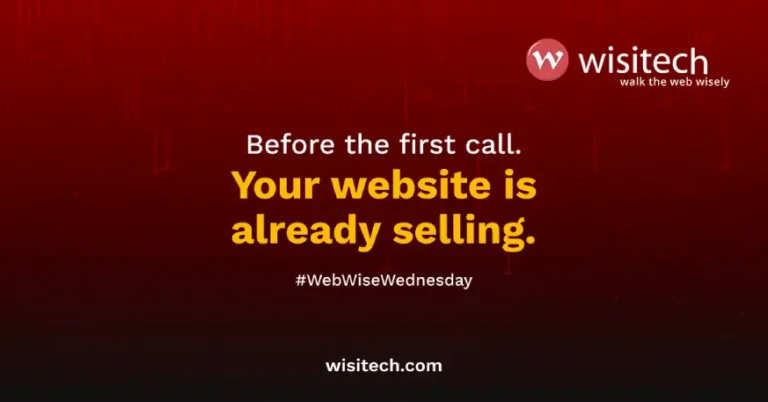 Website should support the sales process by answering customer questions before the first call