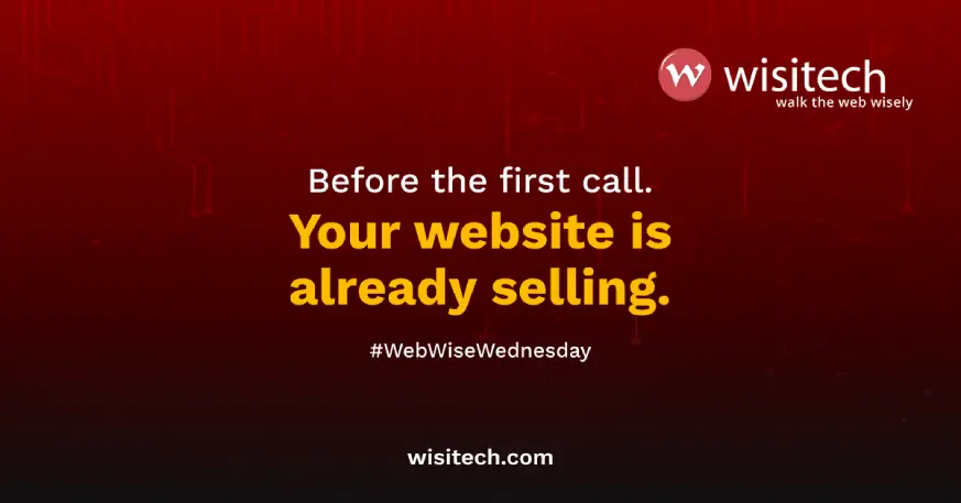 Website should support the sales process by answering customer questions before the first call