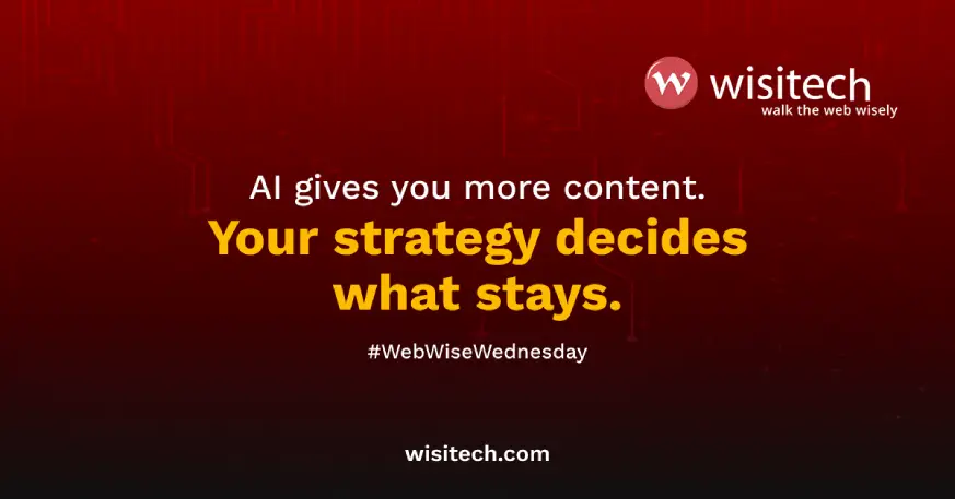 AI content strategy: Your strategy decides what content stays and deserves to represent your brand.