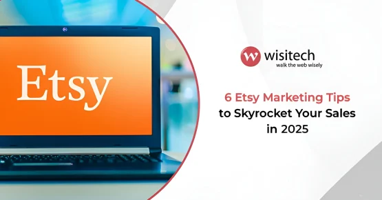 Etsy written on a laptop with blog topic as image text.